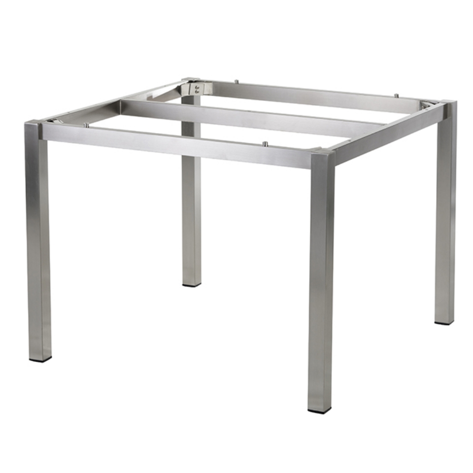 Diamond Garden Tischgestell SAN MARINO 98 x 98 cm, Edelstahl