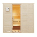 Vorschaubild Infraworld Sauna Urban - 40 mm Massivholzsauna inkl. 5-teiligem gratis Zubehörset