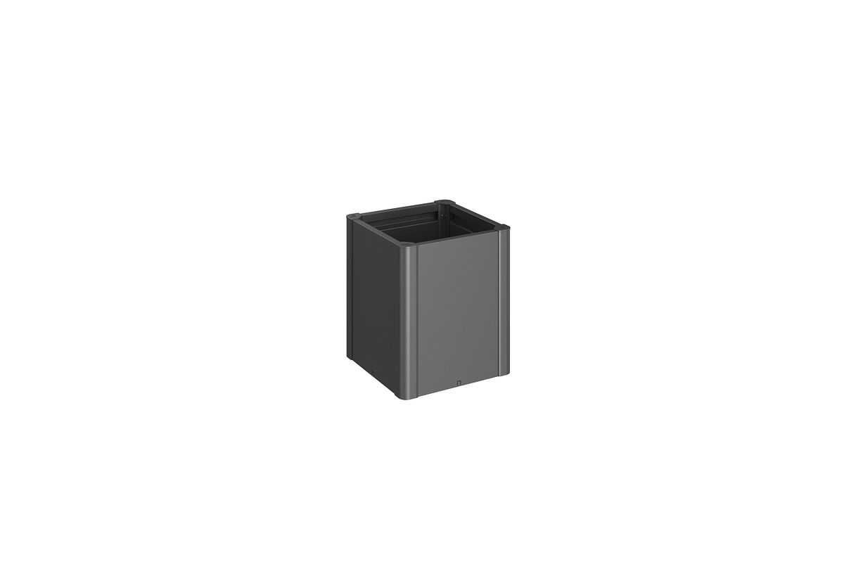 Biohort Pflanzbeet Belvedere B 53 x T 53 cm (Gr. 50) 61 cm (MIDI) dunkelgrau-metallic