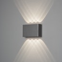 Vorschaubild Konstsmide Wandleuchte Chieri, 2x4 LED, Aluminium, anthrazit (7865-370)