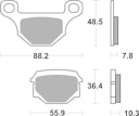 Vorschaubild SBS Scooterbelag 203HF Street Ceramic