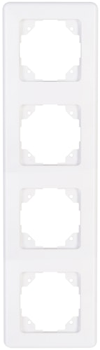 Kopp Abdeckrahmen EUROPA 4-fach arktis-weiß