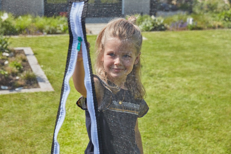 Salta Trampolin Comfort Edition Ground mit Sicherheitsnetz