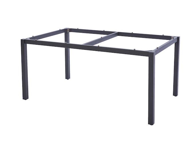 Diamond Garden Dining-Set ARONA, Edelstahl Dunkelgrau / Tuvatextil® (100 % Polyacryl) Grau / HPL