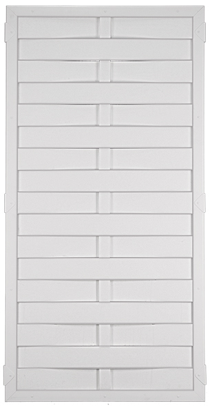 T&J LIGHTLINE Kunststoff Lamellenzaun 90x180