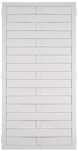 T&J LIGHTLINE Kunststoff Lamellenzaun 90x180