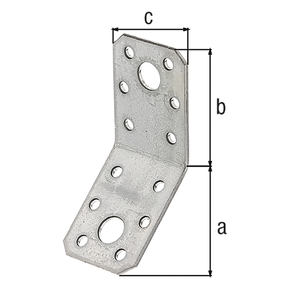 Winkelverbinder 135° vz 90x90x40x3,0 mm