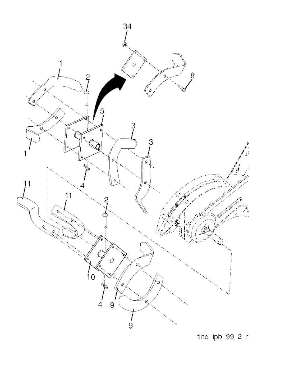 Explosionszeichnung Ersatzteile