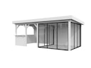 Vorschaubild Palmako Gartenhaus Connect Lenna 16,6 m² Set 408 Slide