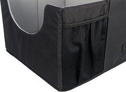 TRIXIE Autositz, 45 × 28 × 40 cm, schwarz/grau