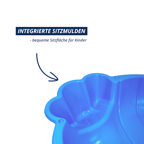 KHW Sandkasten/Wassermuschel Beach Bee 2er Set - Made in Germany