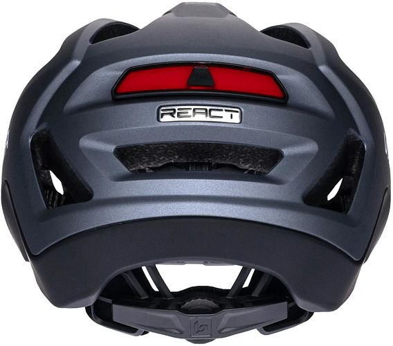 Victoria Helm React LED grau,schwarz