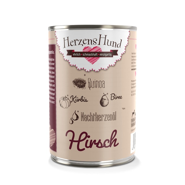 Herzenshund 400 Gramm HundenassfutterVorschaubild