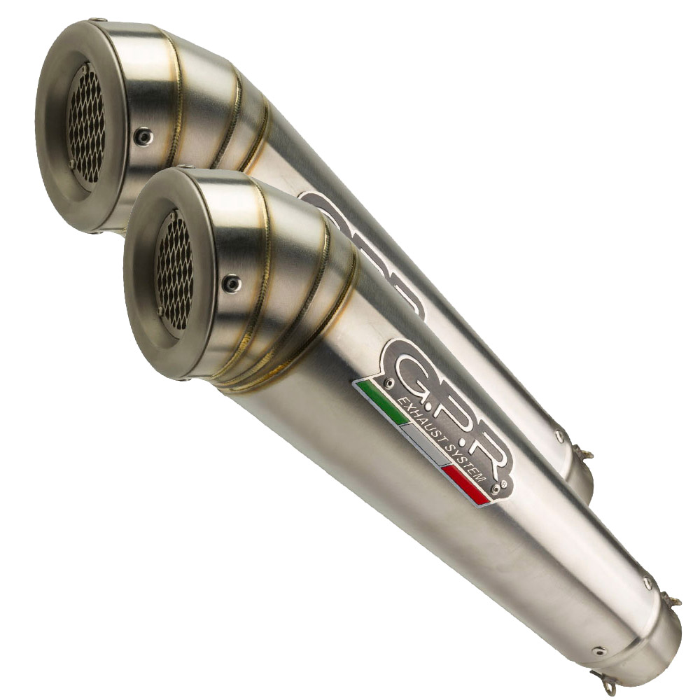 GPR Endschalldämpfer Suzuki Gsx-R 1000 K9 2009/11 Pair EC-Approv. slip-on exhaust Powercone Evo