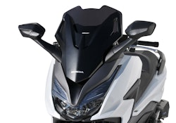 ERMAX Scooterscheibe Sport Acrylic durchsichtig Schwarz getönt für HONDA Forza 125