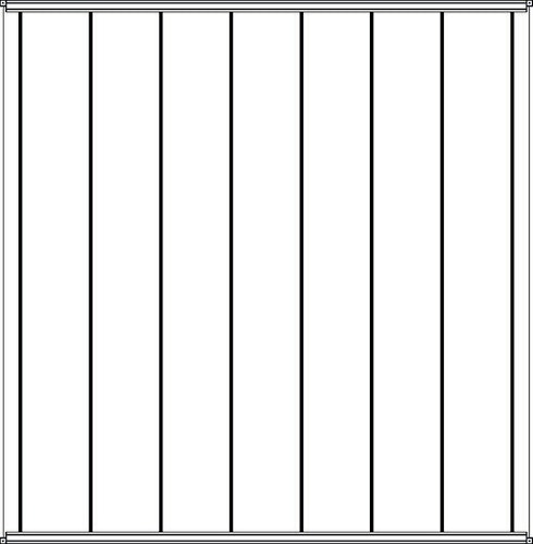 OSMO Flex-Fence Grundelement 1800 x 1880 mm