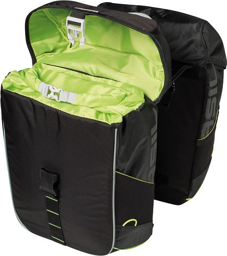 Basil Miles Doppeltasche 34 l schwarz,grün