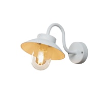 Konstsmide Mini Wandleuchte Vega, weiss, mit E27 Sockel (417-250)