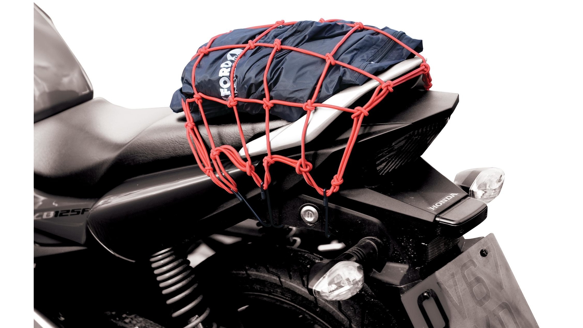 Oxford Gepäcknetz rot, 30 x 30 cm, Gepäcknetz Stark elastisches Gepäcknetz