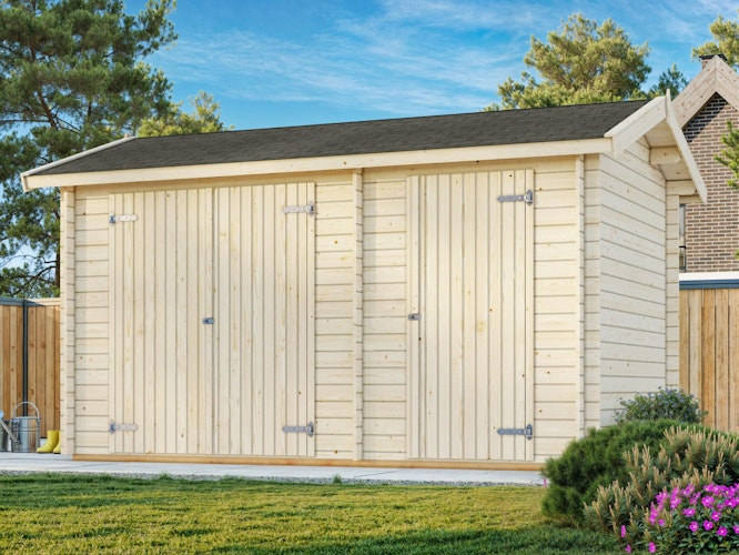 Palmako Gerätehaus Jari 8,9 m² - 28 mm