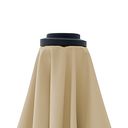 Vorschaubild doppler Mittelmastschirm LIFE 180 Lift, Aluminium Anthrazit / 100 % Polyester 180 g/m²