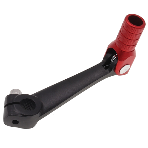 Schalthebel kurz klappbar schwarz rot