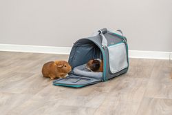 TRIXIE Wohn- und Transporttasche Vicky, 40 × 27 × 28 cm, grau