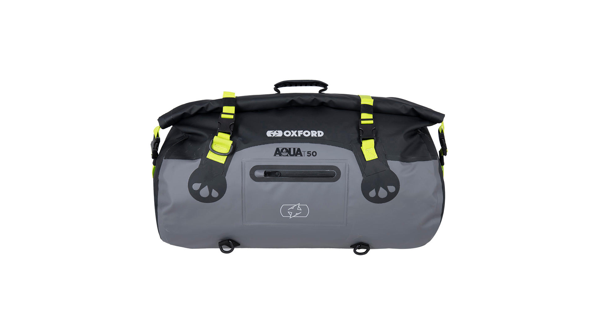 Oxford Aqua T-50 Gepäckrolle 50L schwarz/grau/fluo