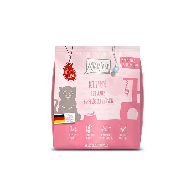 Mjamjam Frisches Geflügel Kitten KatzentrockenfutterVorschaubild