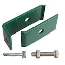 Vorschaubild Alberts® Befestigungs-Set für Doppelstabmatten an Mauern oder Pfosten