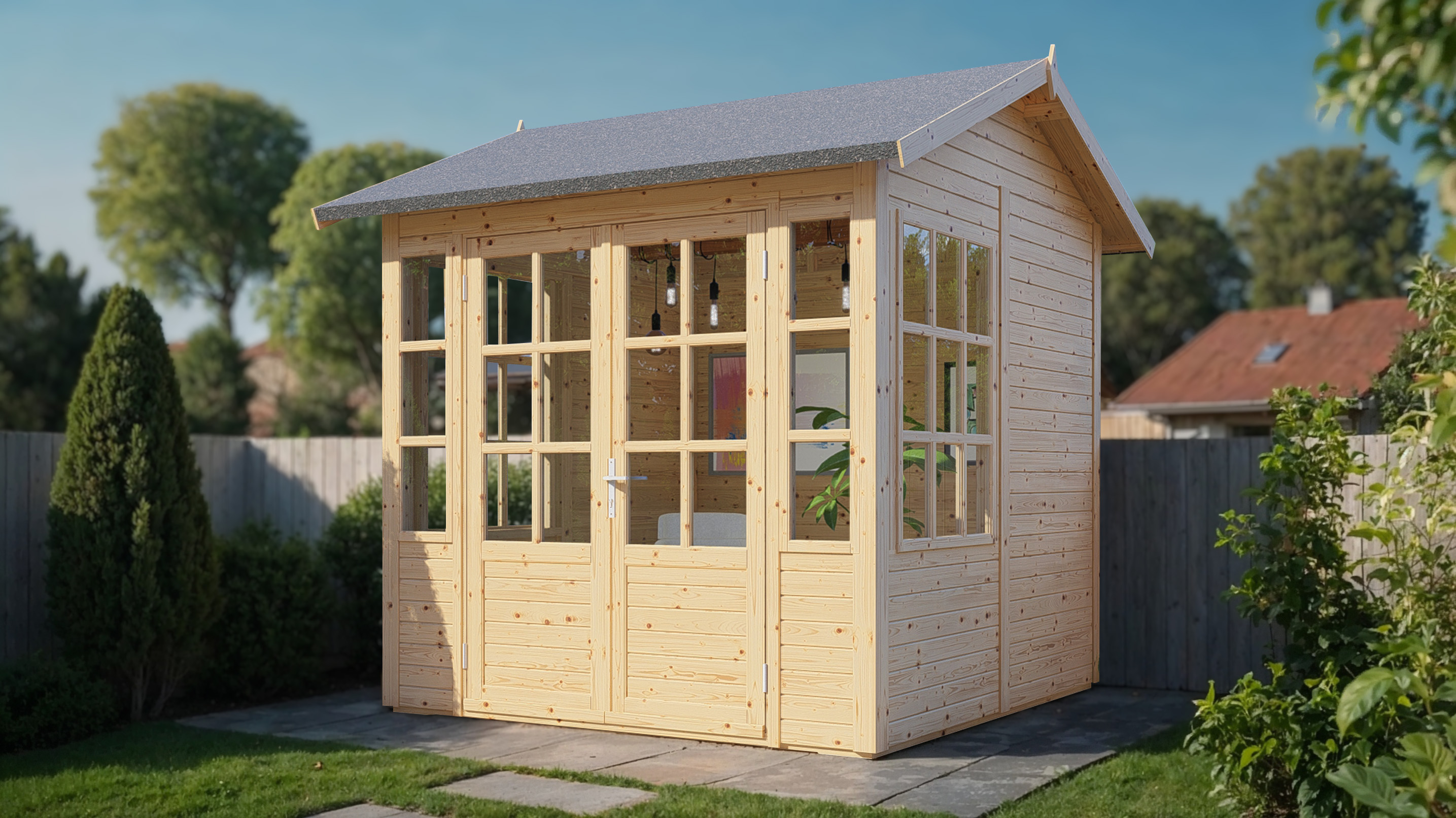 Bertilo Gartenhaus Teahouse - 19 mm