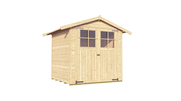 Weka 19 mm Gartenhaus 316 - Doppeltür