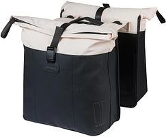 Basil Doppeltasche Vive 35 l schwarz/beige schwarz / cremefarben