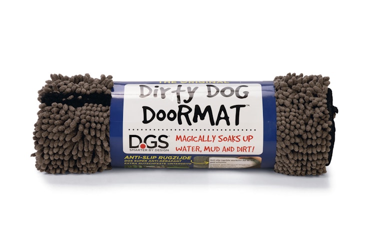 Karlie Dirty Dog Doormat 78 x 51 Centimeter grau Hundefußmatte