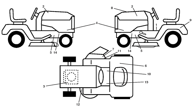 Husqvarna Gartentraktoren 96041024101 LT 154