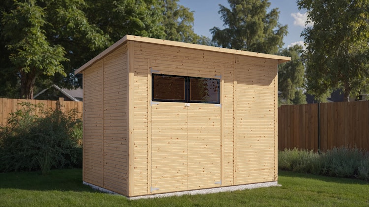 Bertilo Gerätehaus Pent Modern 4 - 18 mm