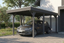 Skan Holz Friesland - Flachdach Carport aus Nadelholz Breite 320 cm