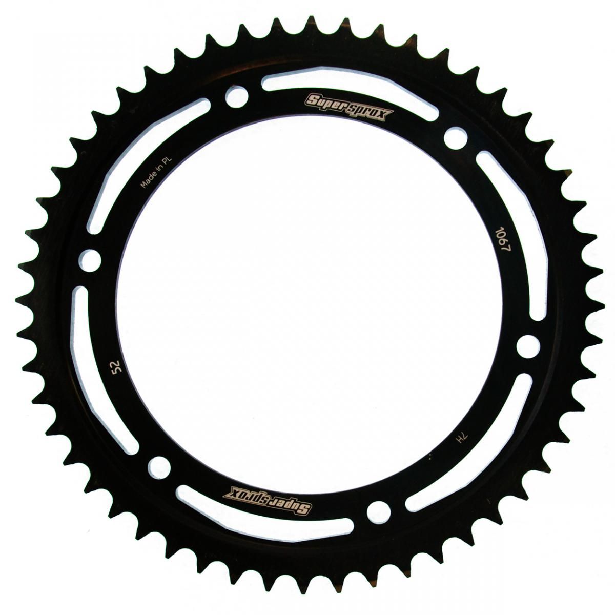 Supersprox Stahl-Kettenrad 428 52Z (Schwarz)