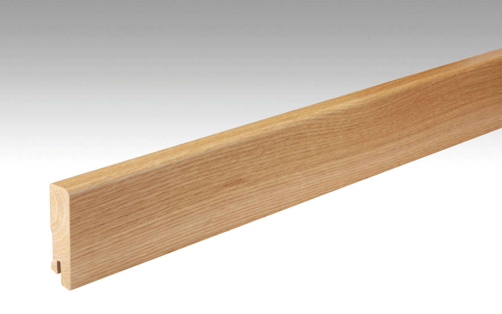 MEISTER Fussleiste Profil 15 F MK EH  Eiche natur 001 - 2380 mm
