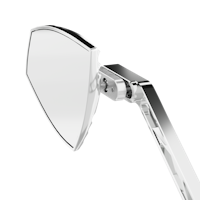 HIGHSIDER pro Spiegel Wave Schwarz/Chrom (Paar)