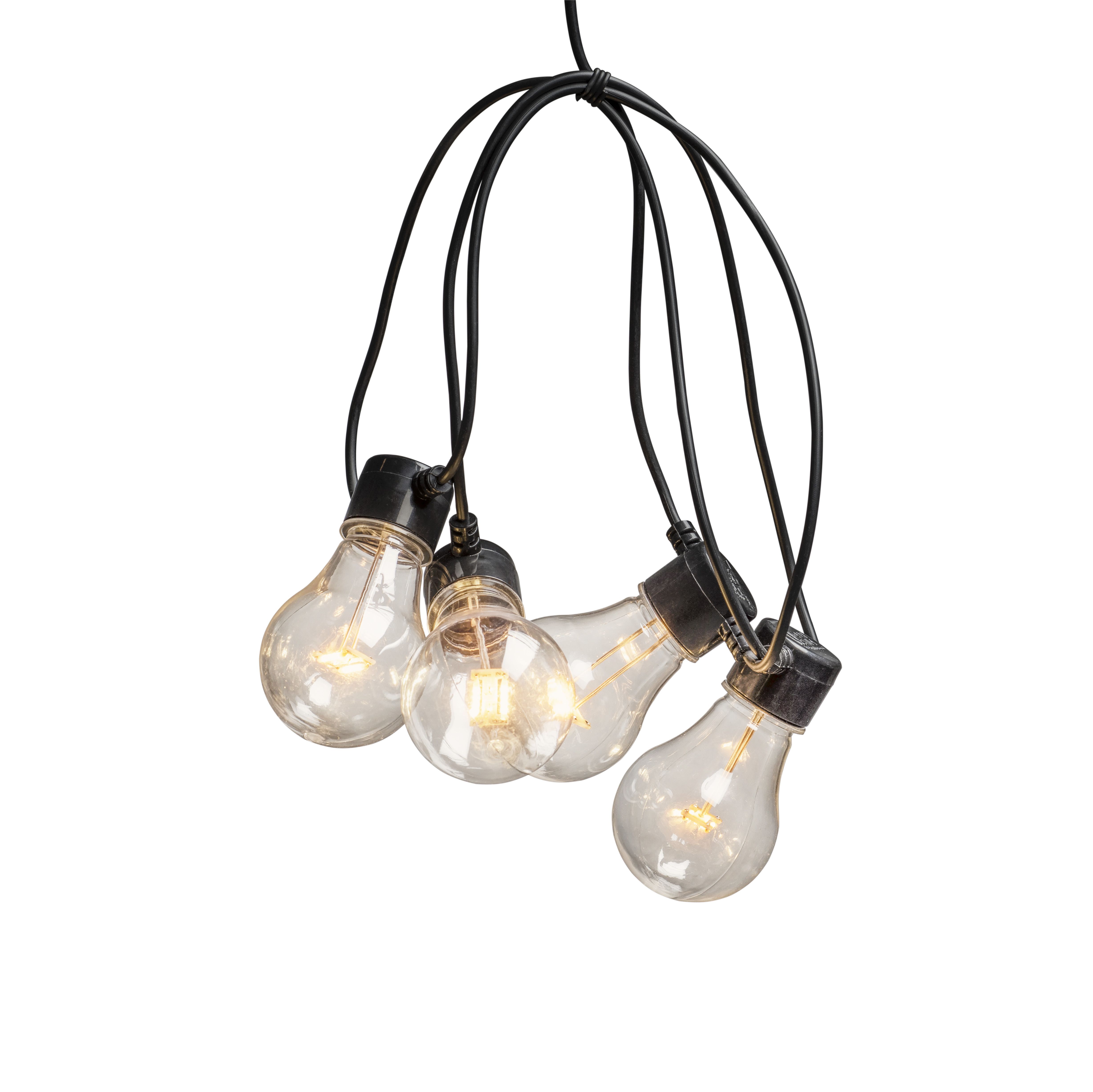 Konstsmide Ganzjahresbeleuchtung  LED Biergartenkette, klar (2378-800)