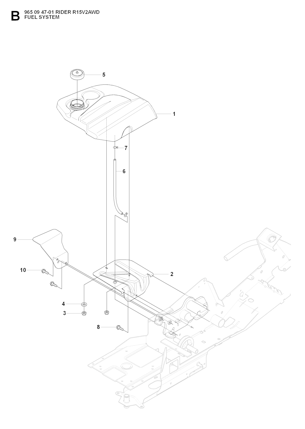 Explosionszeichnung Ersatzteile