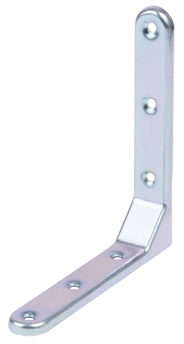 Alberts® Zierwinkel, geprägt, galvanisch verzinkt dickschichtpassiviert, TxHxB 130x130x21 mm 337148