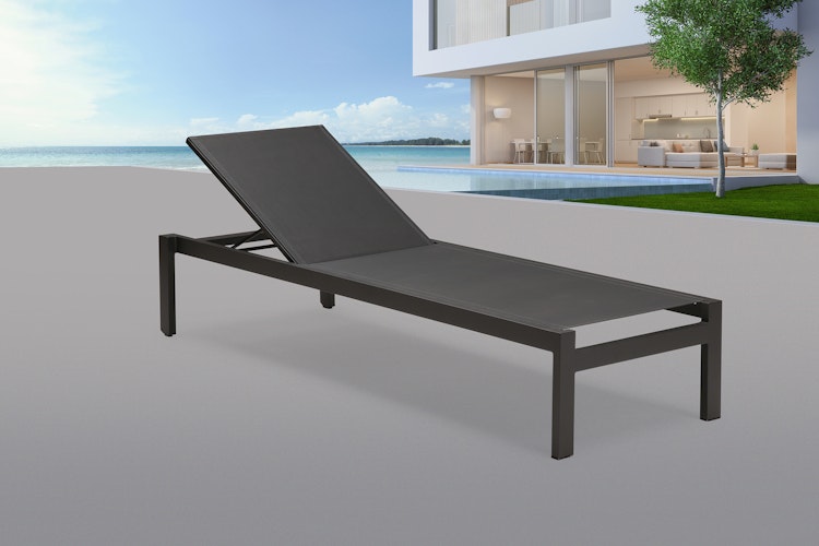 BEST Stapelliege CLEVELAND, Aluminium / Ergotex - Auslaufartikel