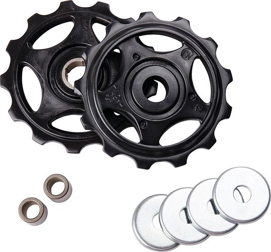 Shimano Schaltrollen-Set Alivio schwarz