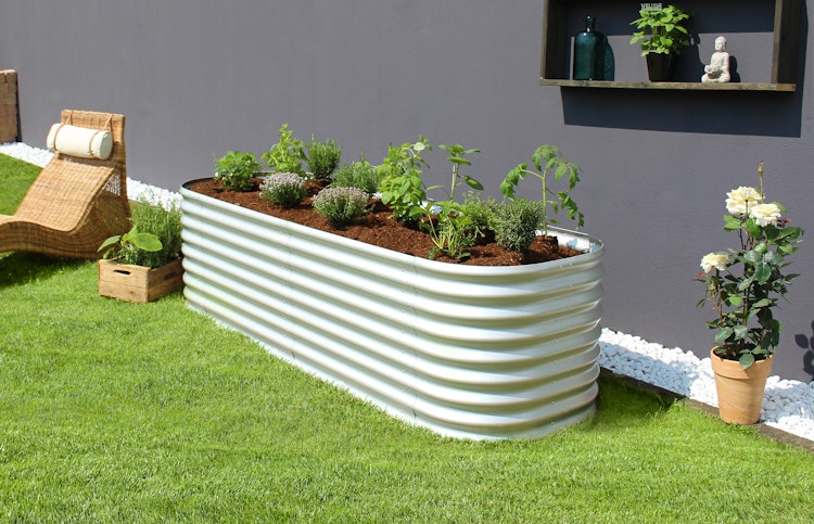 Vitavia Erweiterung "Stretched" 80 cm für Hochbeet Terra Basic Höhe 40/63 cm