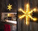 Vorschaubild Konstsmide Weihnachtsbeleuchtung  LED Acryl Schneeflocke, 24 warmweiße Dioden