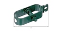 Vorschaubild Alberts® Drahtspanner, verzinkt, grün Kst.b., Gesamtlänge 130 mm 611316