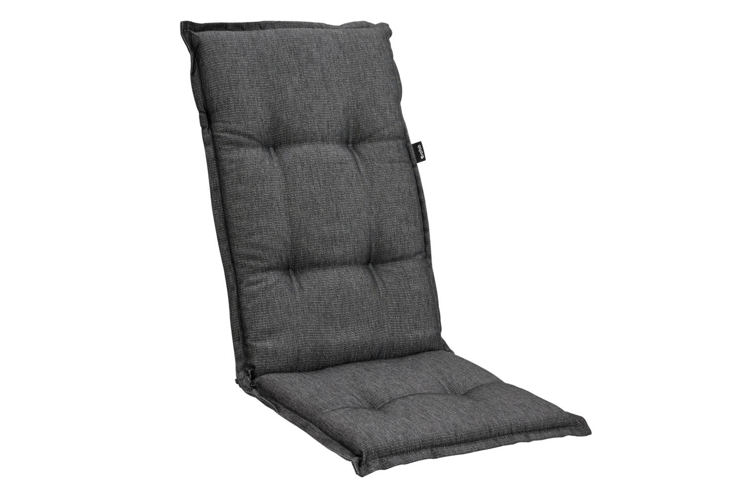 Brafab Multipositionssessel-Auflage FLORINA 120x51x6 cm, Dralon (100 % Polyacryl), Anthrazit - Abverkauf