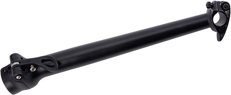 Victoria Lenksäule 380 mm schwarz